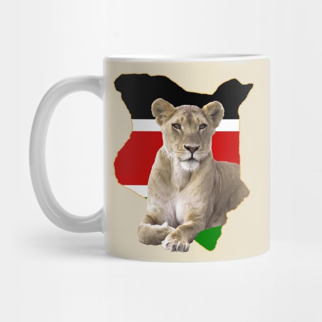 Kenya Lion - BigCat in Africa by T-SHIRTS UND MEHR